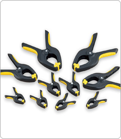10 PCS Dual-Color Spring Clamp Set